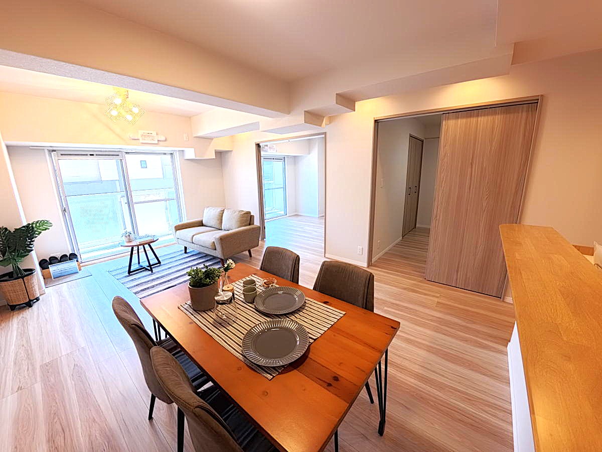 80㎡超・4LDK。家族それぞれの居場所がある、リノベーション済み住戸。|サーパス衣山壱番館~動画紹介あり~